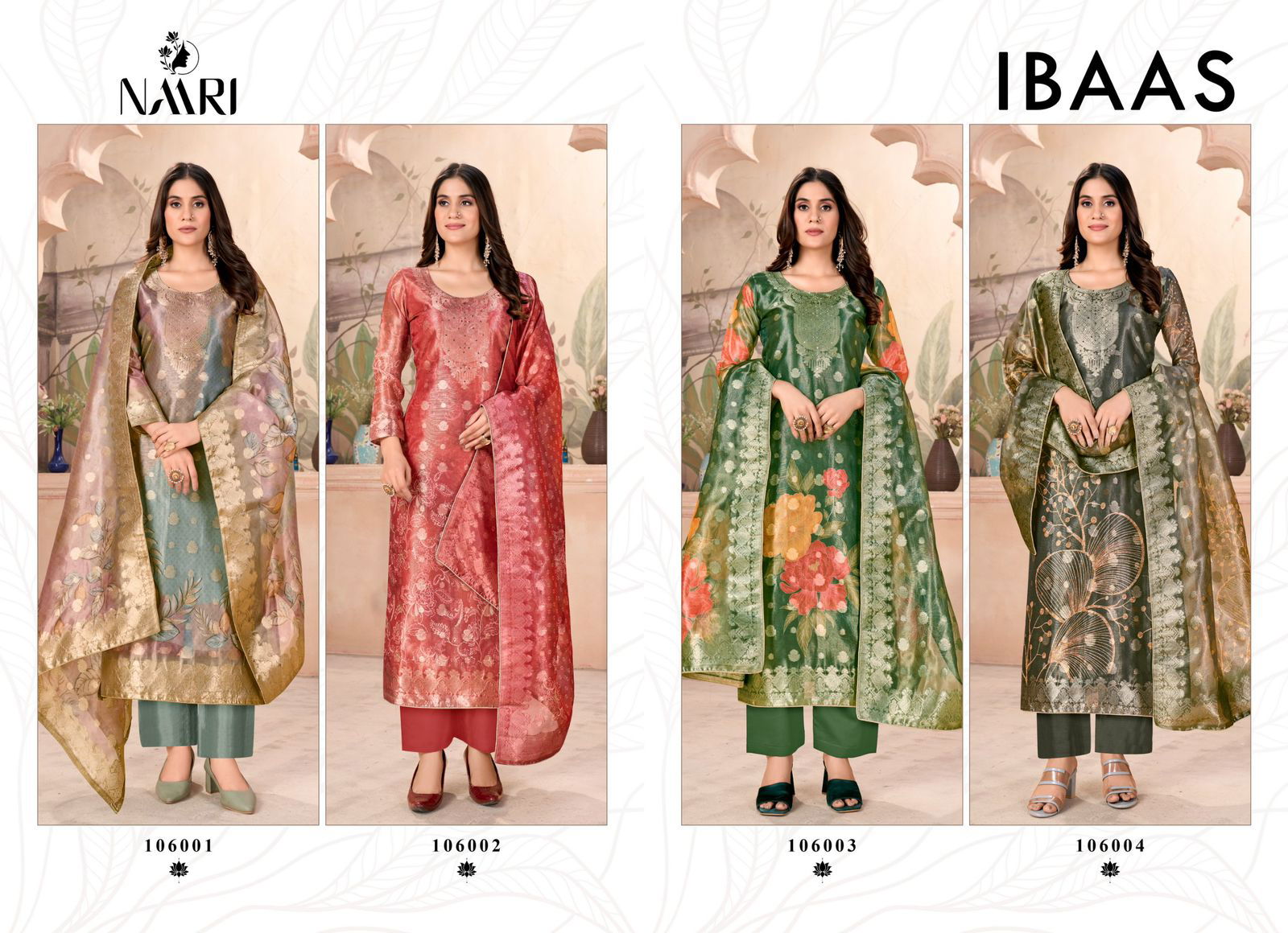 Ibaas By Naari Simmer Jacquard Designer Salwar Kameez Wholesale Price In Surat

